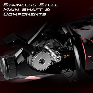 KastKing Sharky Baitfeeder III Spinning Fishing Reel Shielded Stainless Steel BB Carbon Fiber Drag for Live Liner Bait Action
