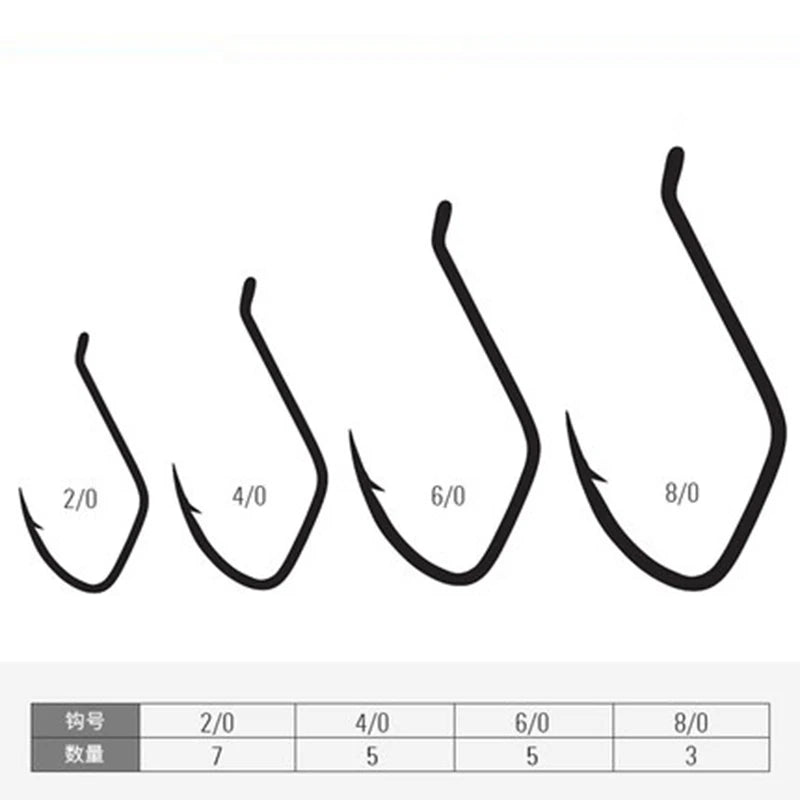 New Upgrade, New Packaging Mustad 412NP-BN J-hook High-strength Fishing Gear Hook Fishing Supplies