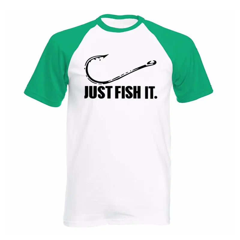 Love Fishing TShirt Fashion Men Fish It Funny Fishing Angler Hook Bait&Tackle Preshrunk Cotton raglan Short Sleeve T shirt