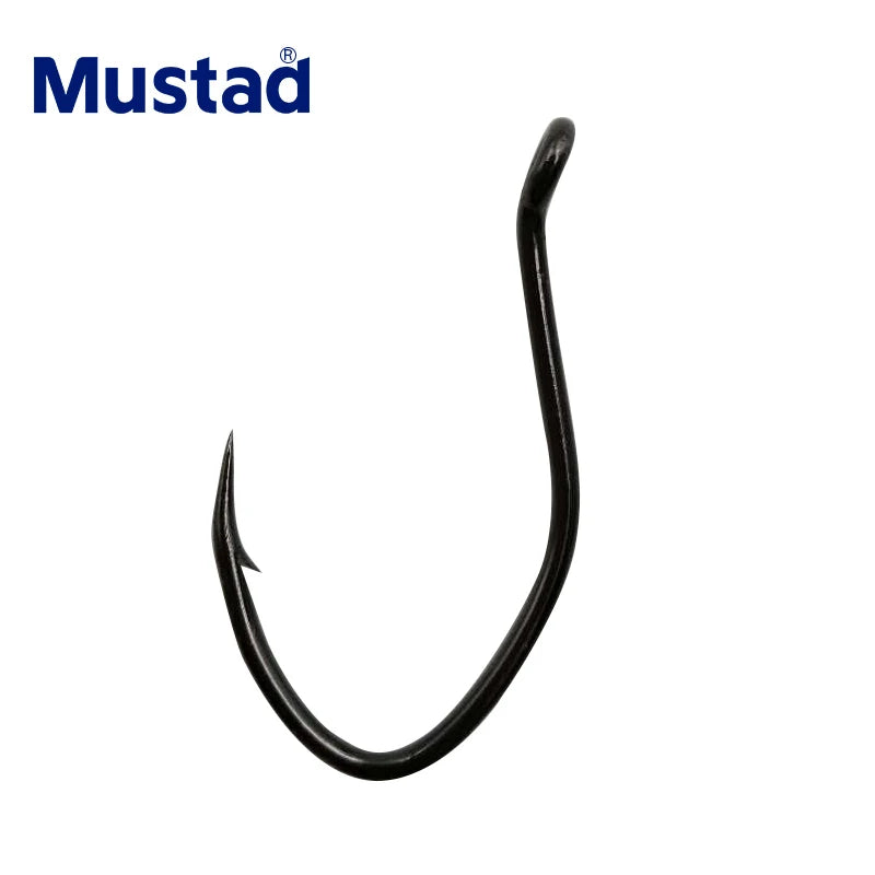 New Upgrade, New Packaging Mustad 412NP-BN J-hook High-strength Fishing Gear Hook Fishing Supplies