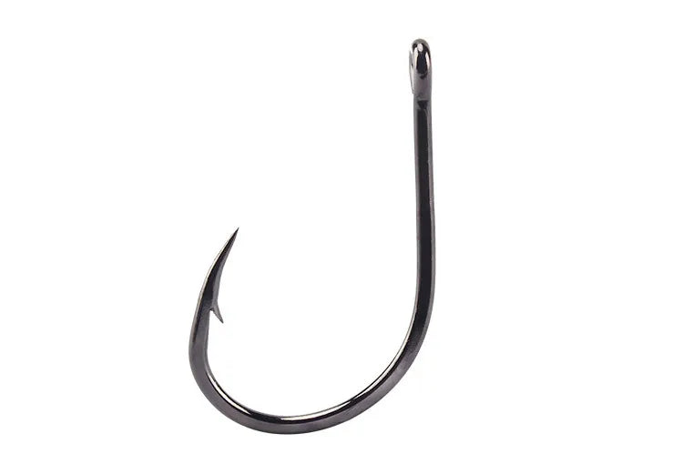 Fishing Hooks Mustad Strength Stream Seapole High Carbon Steel Barbed Hook with Ring Pesca Fishhooks HOT