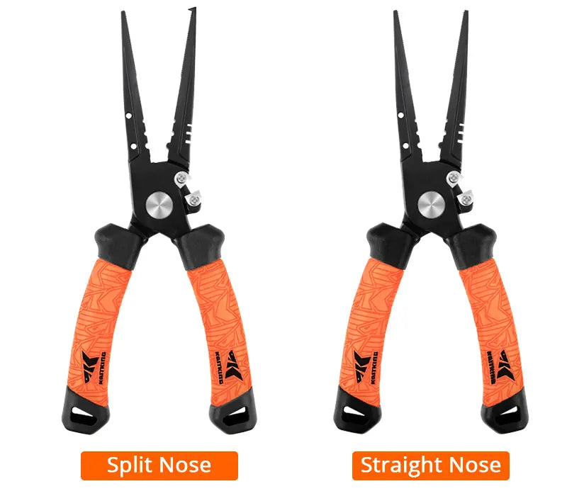 KastKing Speed Demon Pro Fishing Pliers 420 Stainless Steel Fishing Tools Saltwater Fishing Gear Tungsten Carbide Cutters