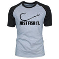 Love Fishing TShirt Fashion Men Fish It Funny Fishing Angler Hook Bait&Tackle Preshrunk Cotton raglan Short Sleeve T shirt