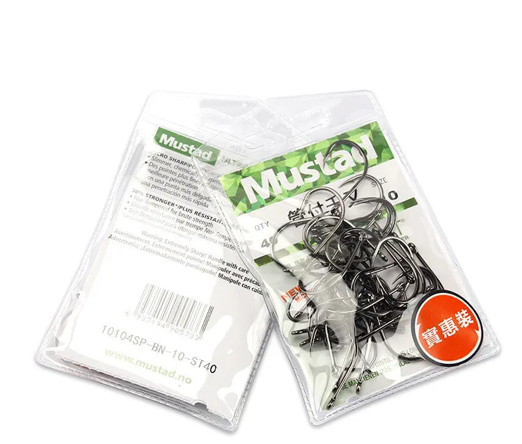 Fishing Hooks Mustad Strength Stream Seapole High Carbon Steel Barbed Hook with Ring Pesca Fishhooks HOT