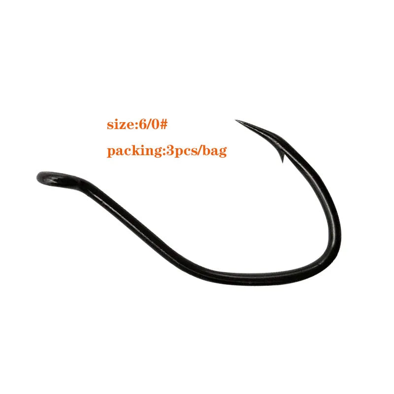 New Upgrade, New Packaging Mustad 412NP-BN J-hook High-strength Fishing Gear Hook Fishing Supplies