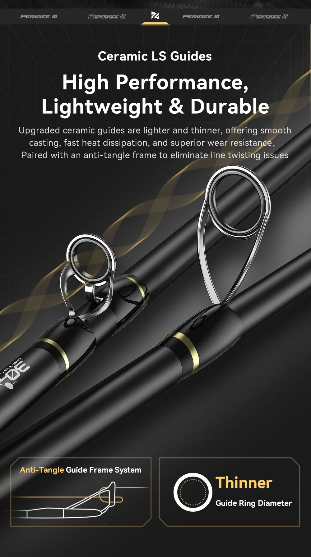 KastKing Perigee III Rod Carbon Spinning Casting Fishing Rod 1.83/1.98/2.03/2.13/2.28/2.43m Baitcasting Rod Bass Pike Fishing