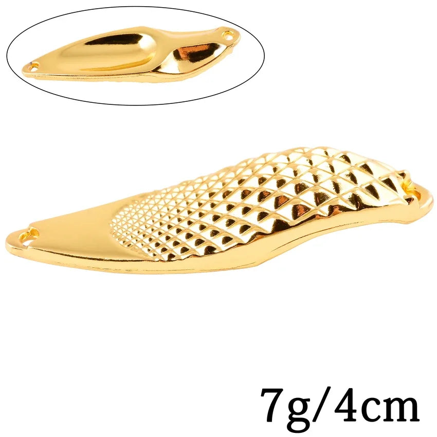 1pcs Metal Lure 3g/5g/7g/10g/15g/20g Fishing Lures Wobbler Spinner Bait Spoon Artificial Bass Hard Sequin Paillette Metal Lures