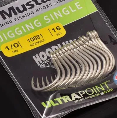 Mustad 10881 NP-DT Scoundrel + Sea Fishing Hook Southern Oil Giant Sea Fishing Iron Plate Hook Norwegian Hook