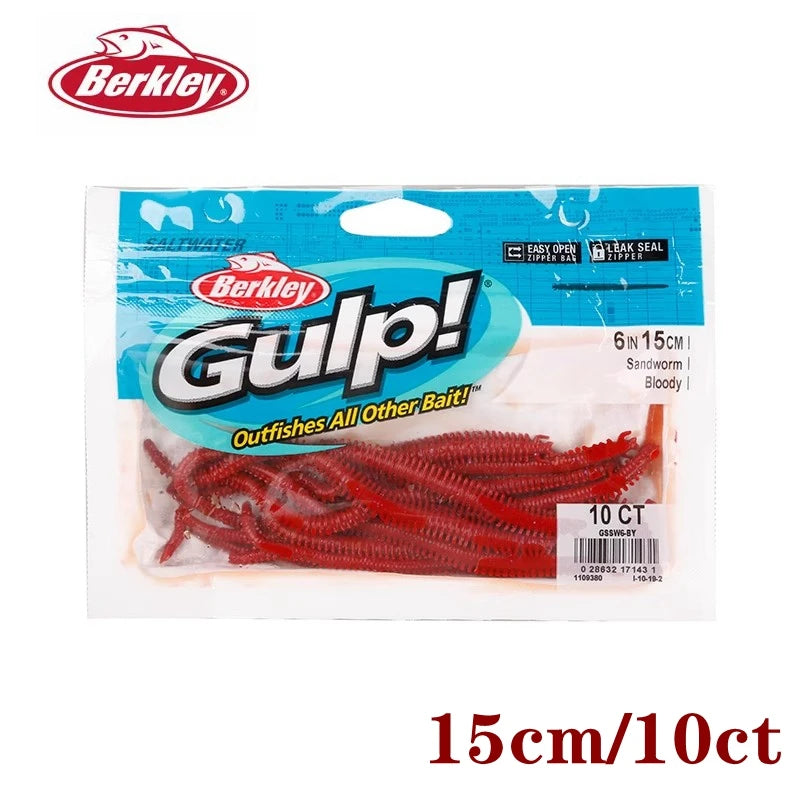 Berkley Saltwater GULP Sea Sandworm Out Fishing Bait 5cm/10cm/15cm Soft Bait Made in USA