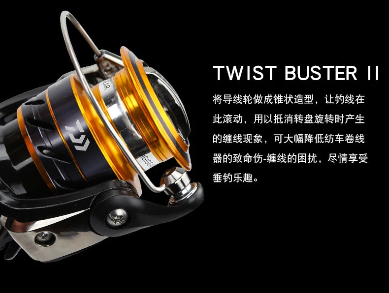 DAIWA Fishing Reel MISSION CS 2000-4000 New Size ABS Machined Aluminium Spool 2KG-6KG Power 3+1BB