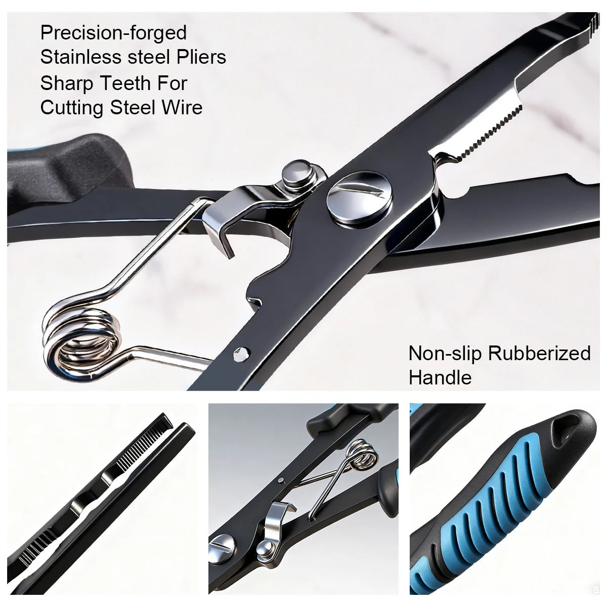 RALERA Complete Fishing Pliers Accessory Set:  Fishing Gloves, Pliers, Fish Grippers,Protect Pliers Sheath,Fish Tape Measure
