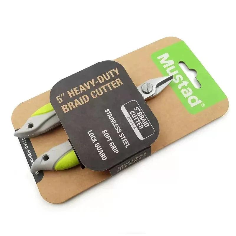 Mustad Premium Braid Scissors Heavy-Duty Braid Cutters MT120