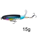 1Pcs  Plopper Fishing Lure 13g/15g/35g Catfish Lures For Fishing Tackle Floating Rotating Tail Artificial Baits Crankbait