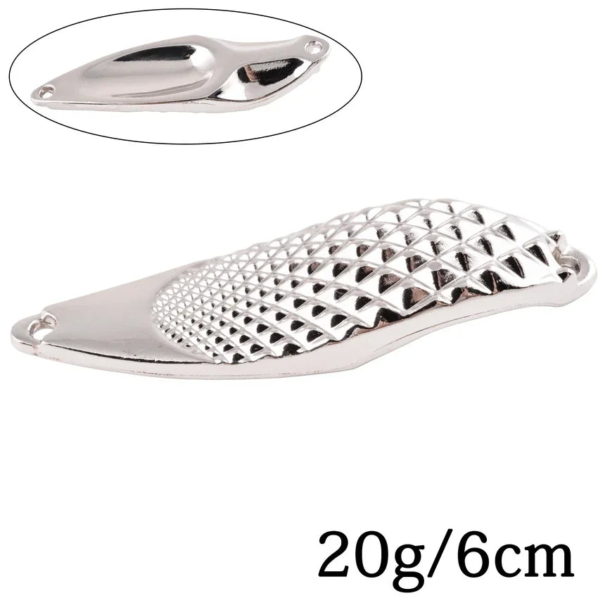 1pcs Metal Lure 3g/5g/7g/10g/15g/20g Fishing Lures Wobbler Spinner Bait Spoon Artificial Bass Hard Sequin Paillette Metal Lures