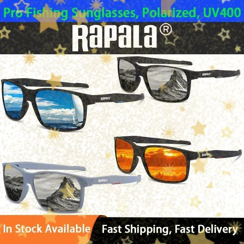 Rapala Fashional Polarized Sunglasses Outdoor Mountaineering Anti-ultraviolet Polarized Sunglasses Riding Fishing Sunglasses