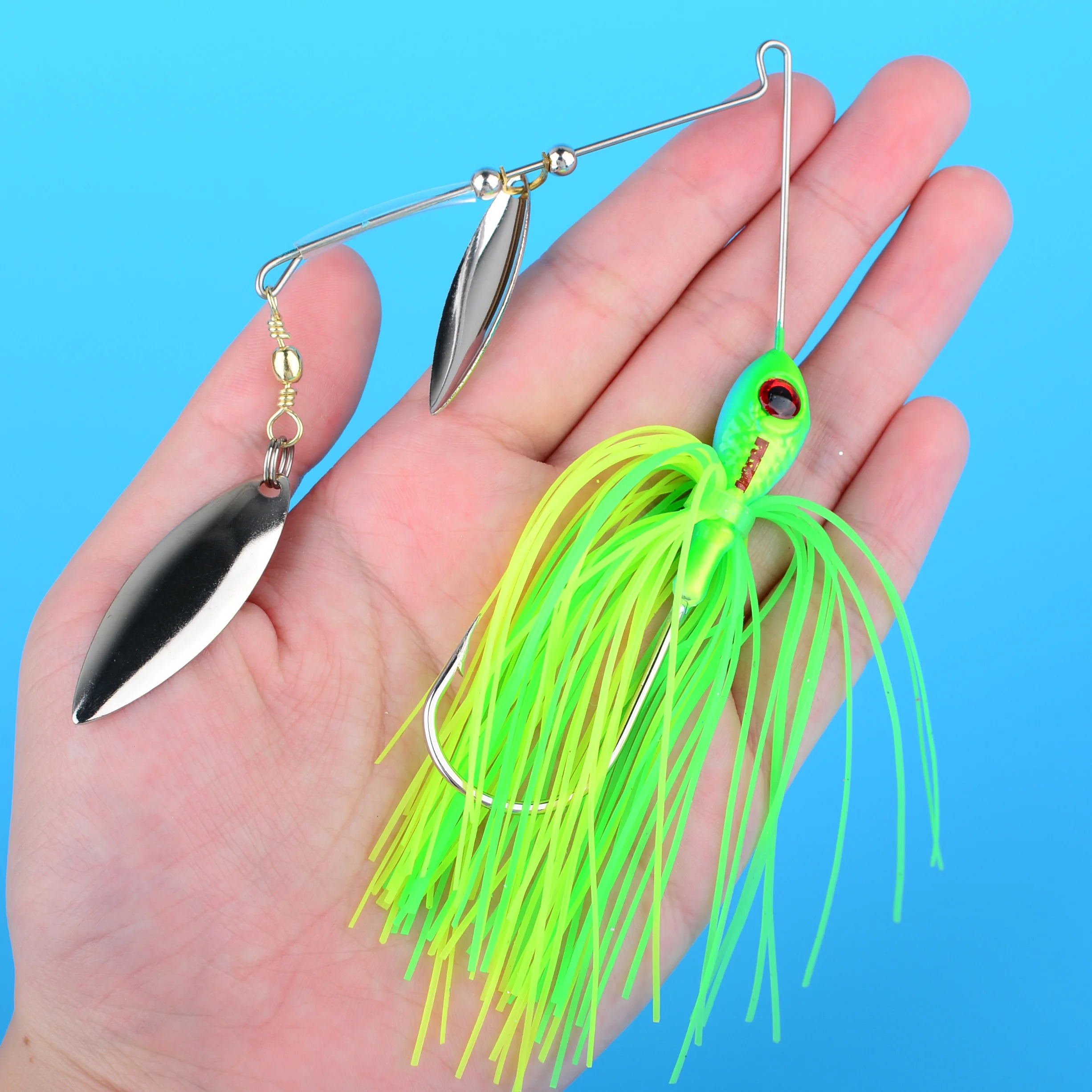 Fishing Lure 16.5/21g Wobblers Lures Spinners Spoon Bait for Pike Peche Tackle All Artificial Baits Metal Sequins Spinnerbait