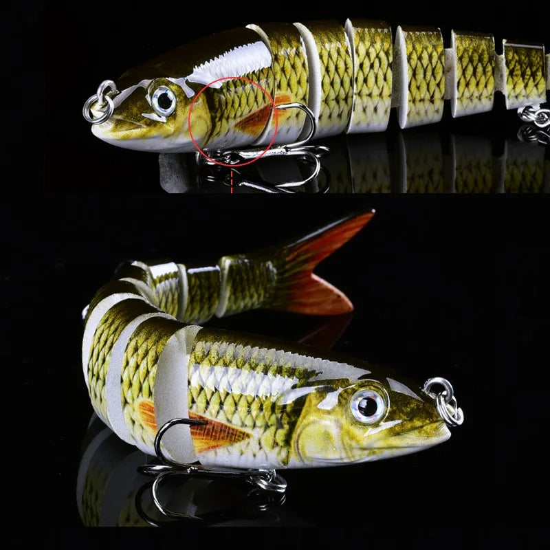 Fishing Lures Multi Jointed Swimbait Crank Bait Slow Sinking Bionic Artificial Bait Freshwater Saltwater Trout Bass Fishing