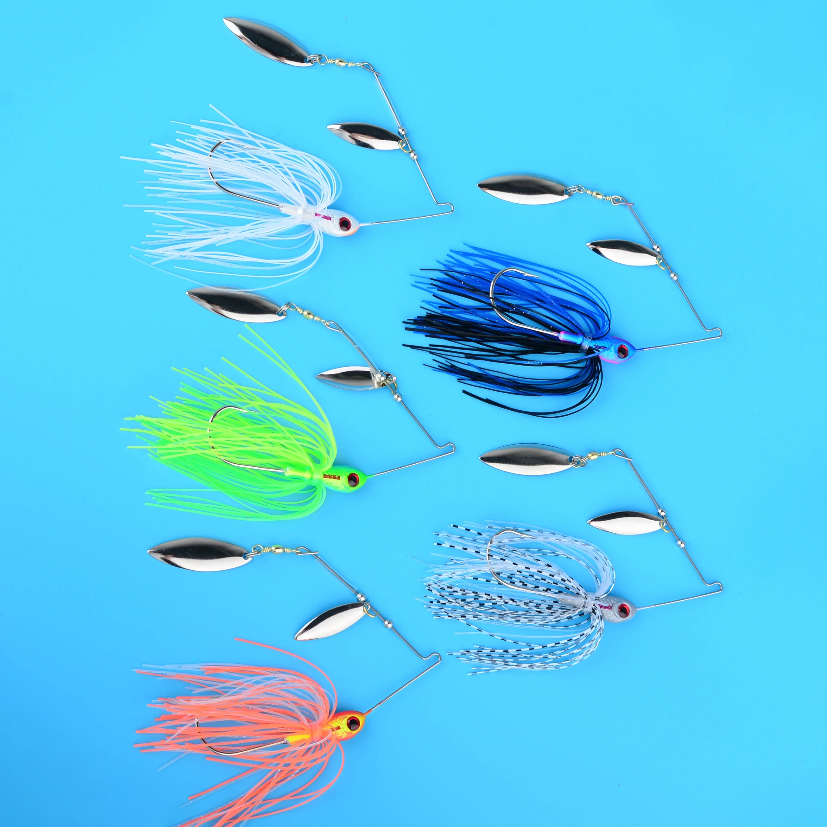 Fishing Lure 16.5/21g Wobblers Lures Spinners Spoon Bait for Pike Peche Tackle All Artificial Baits Metal Sequins Spinnerbait