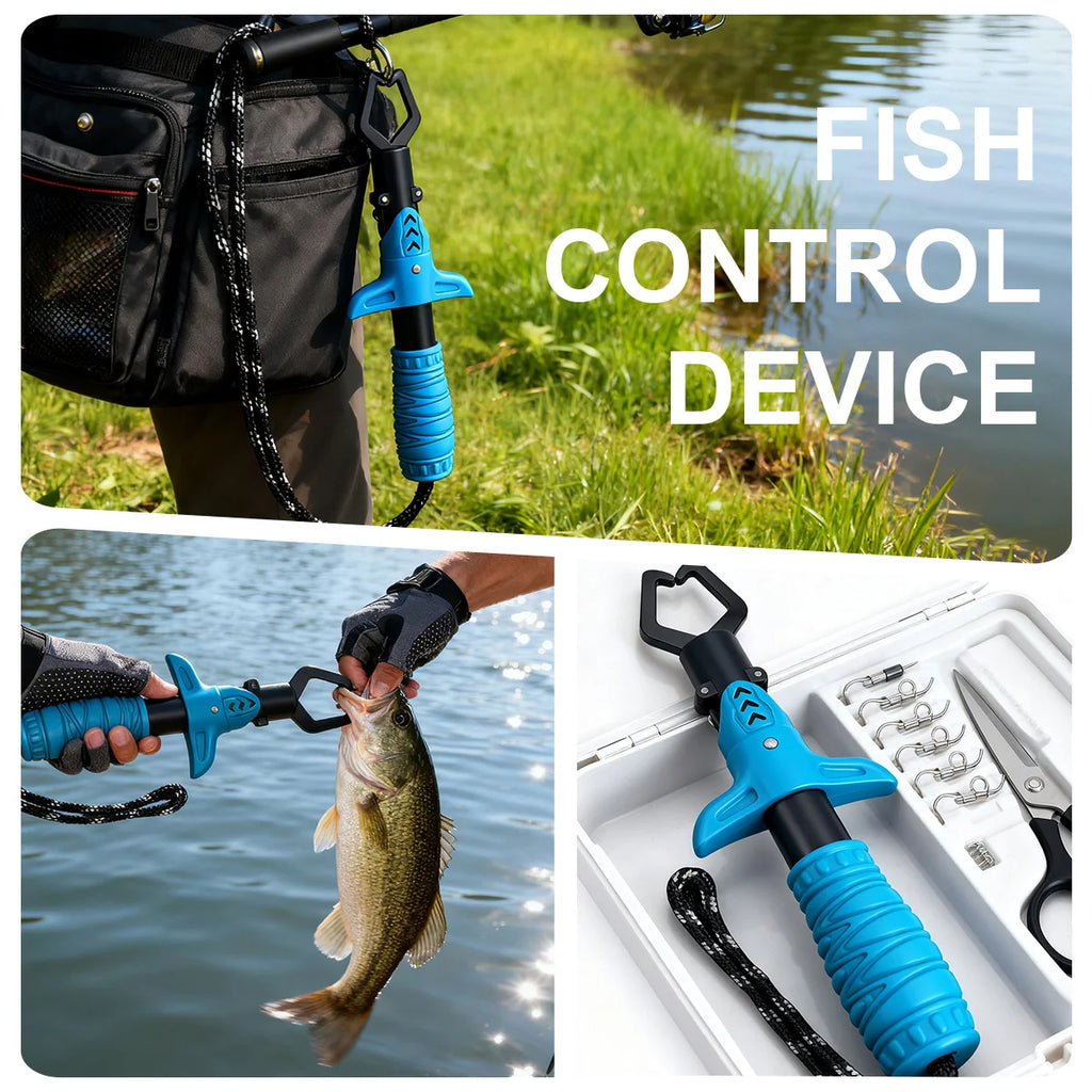 RALERA Complete Fishing Pliers Accessory Set:  Fishing Gloves, Pliers, Fish Grippers,Protect Pliers Sheath,Fish Tape Measure