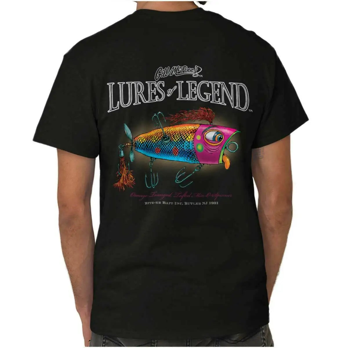 Fashion Fishing All Kinds Fish & All Kinds Lure Printed Angler Gift T-Shirt. Summer Cotton Short Sleeve O-Neck Men's T Shirt New