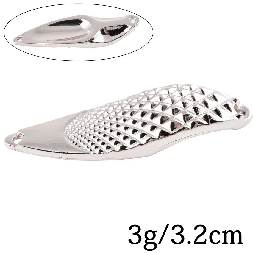 1pcs Metal Lure 3g/5g/7g/10g/15g/20g Fishing Lures Wobbler Spinner Bait Spoon Artificial Bass Hard Sequin Paillette Metal Lures
