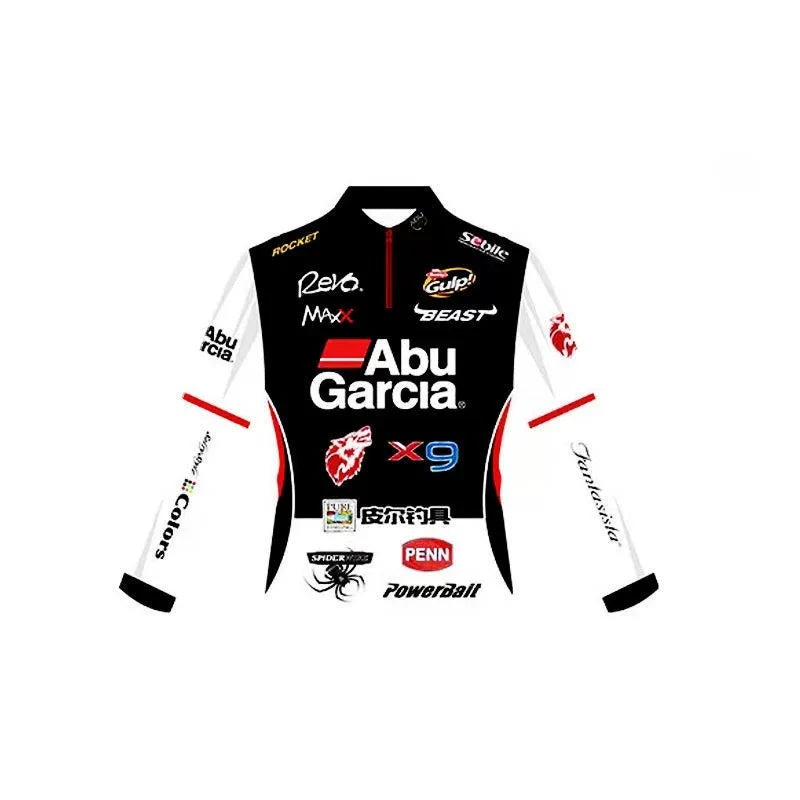 Fishing Shirt For Abu Garcia Quick Dry UV Protection Men Long Sleeve Outdoor Sport Jersey Breathable Anti-sweat Camisa Pesca