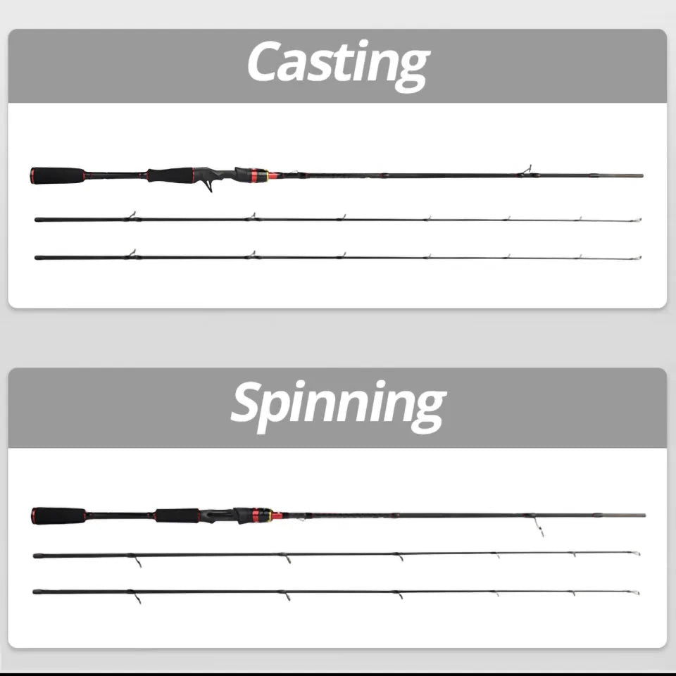 KastKing Max Steel Rod Carbon Spinning Casting Fishing Rod with 1.80m 2.13m 2.28m 2.4m Baitcasting Rod for Bass Pike Fishing