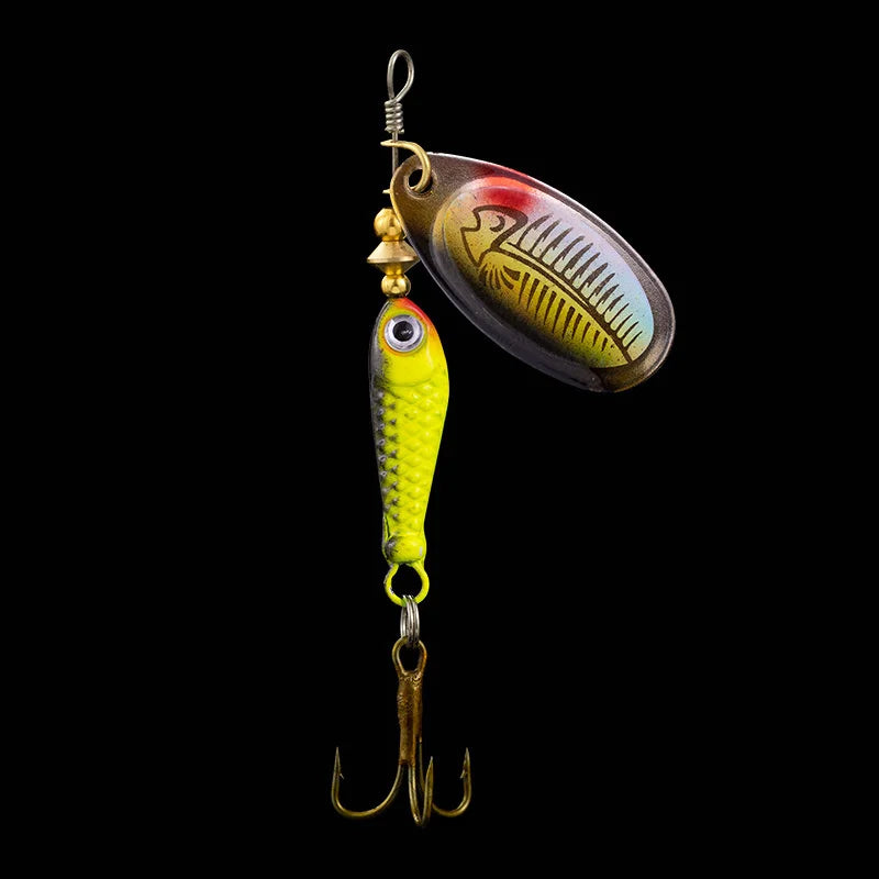 Fishing Spinner Lure Metal Rotating Blade Artificial Bait Hard Lure for Bass Trout Pike Freshwater Predator Fishing Casting Lure