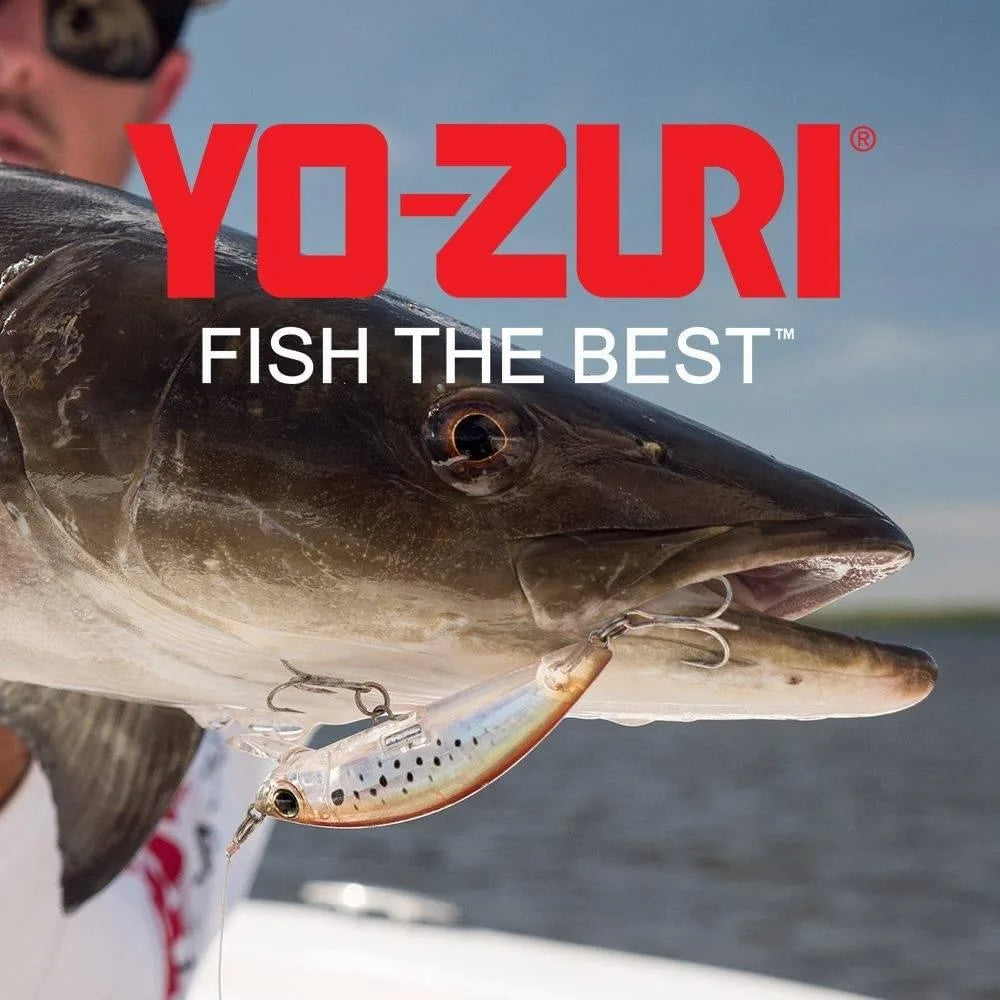 Japan YO-ZURI Minnow 3D Prism Refraction R1409 Bass Cocked Mouth Shallow Water Lure Hard Bait Lure