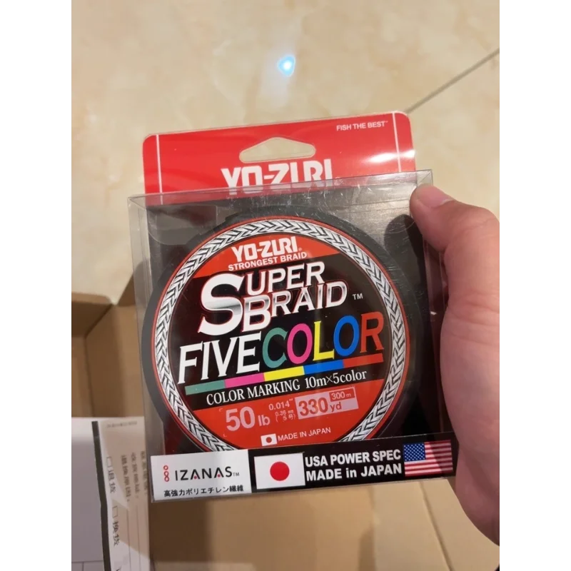 YO-ZURI PE Fishing Line Wear-resistant Anti-bite Luya Leading Main Line Sub-line Strong Tensile Force
