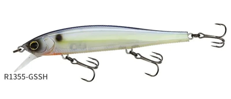 Japan YO-ZURI 3DB Prism R1355 Floating Minnow Cocked Bass Lure Iron Plate Hard Bait