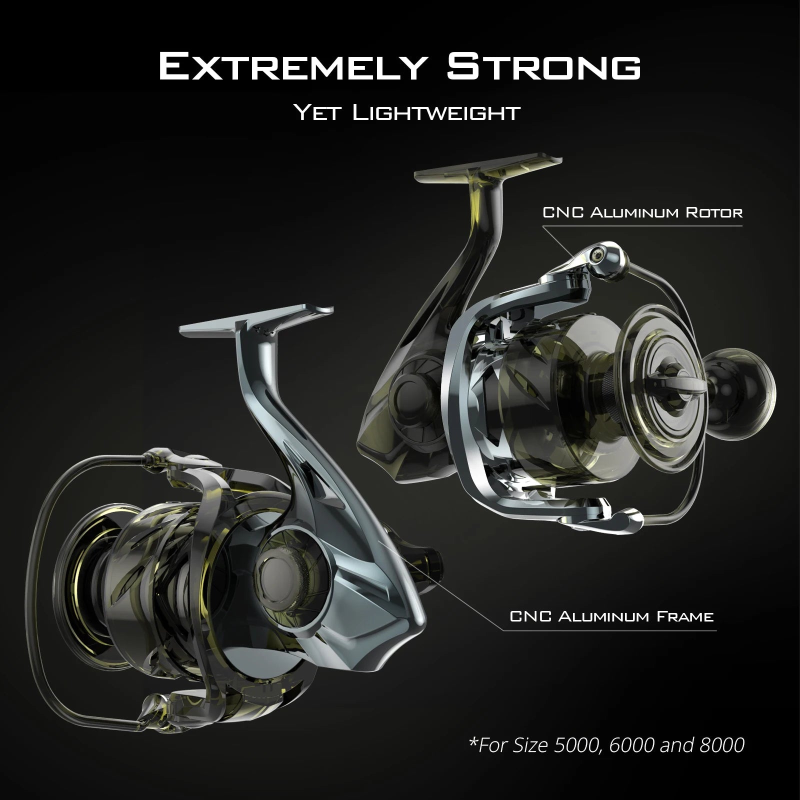 KastKing Kapstan Elite Saltwater Spinning Fishing Reel 25KG Max Drag IPX6 Waterproof Fishing Reels for Saltwater Fishing