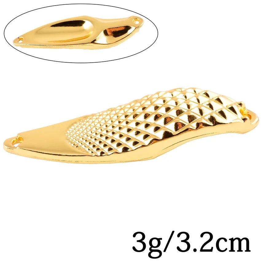 1pcs Metal Lure 3g/5g/7g/10g/15g/20g Fishing Lures Wobbler Spinner Bait Spoon Artificial Bass Hard Sequin Paillette Metal Lures