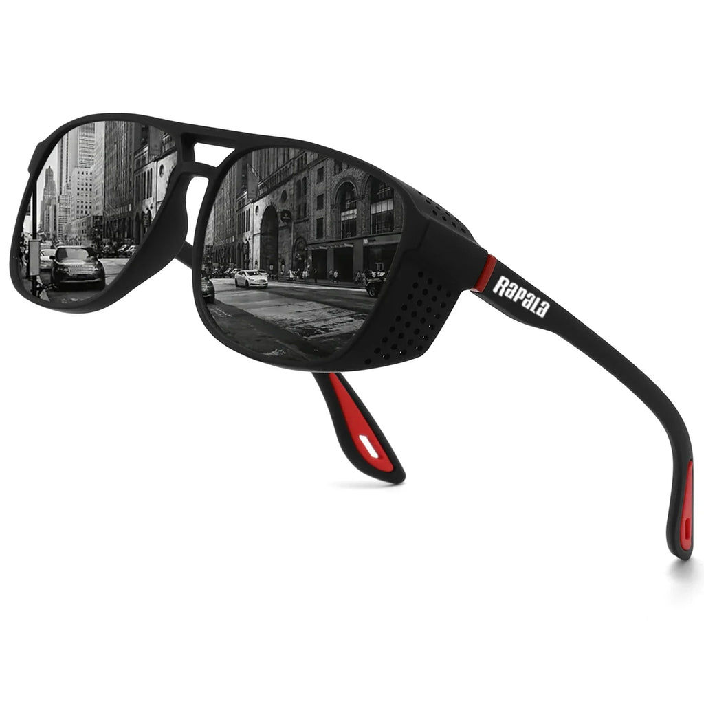 Rapala Professional Sports Sunglasses - Polarized Windproof UV400 for Cycling Running Outdoor Enthusiasts UV400