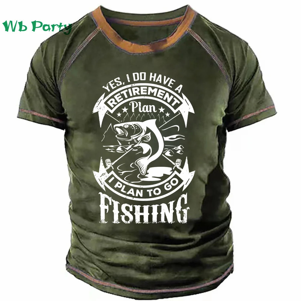 Fishing Shirt Summer Fishing T shirt Mens Clothing Men T-shirt Short Sleeve Tee Male T-shirt Men's Oversize T-shirt Clothes Tops