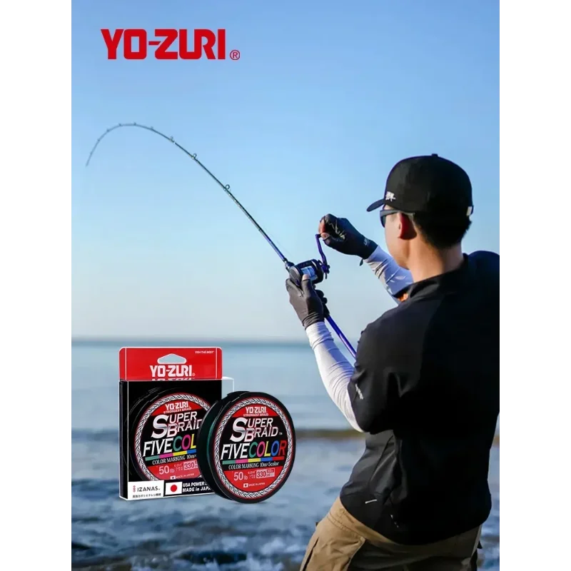 YO-ZURI PE Fishing Line Wear-resistant Anti-bite Luya Leading Main Line Sub-line Strong Tensile Force