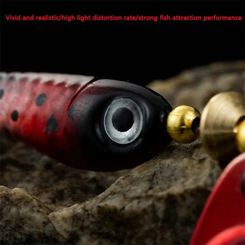 Fishing Spinner Lure Metal Rotating Blade Artificial Bait Hard Lure for Bass Trout Pike Freshwater Predator Fishing Casting Lure