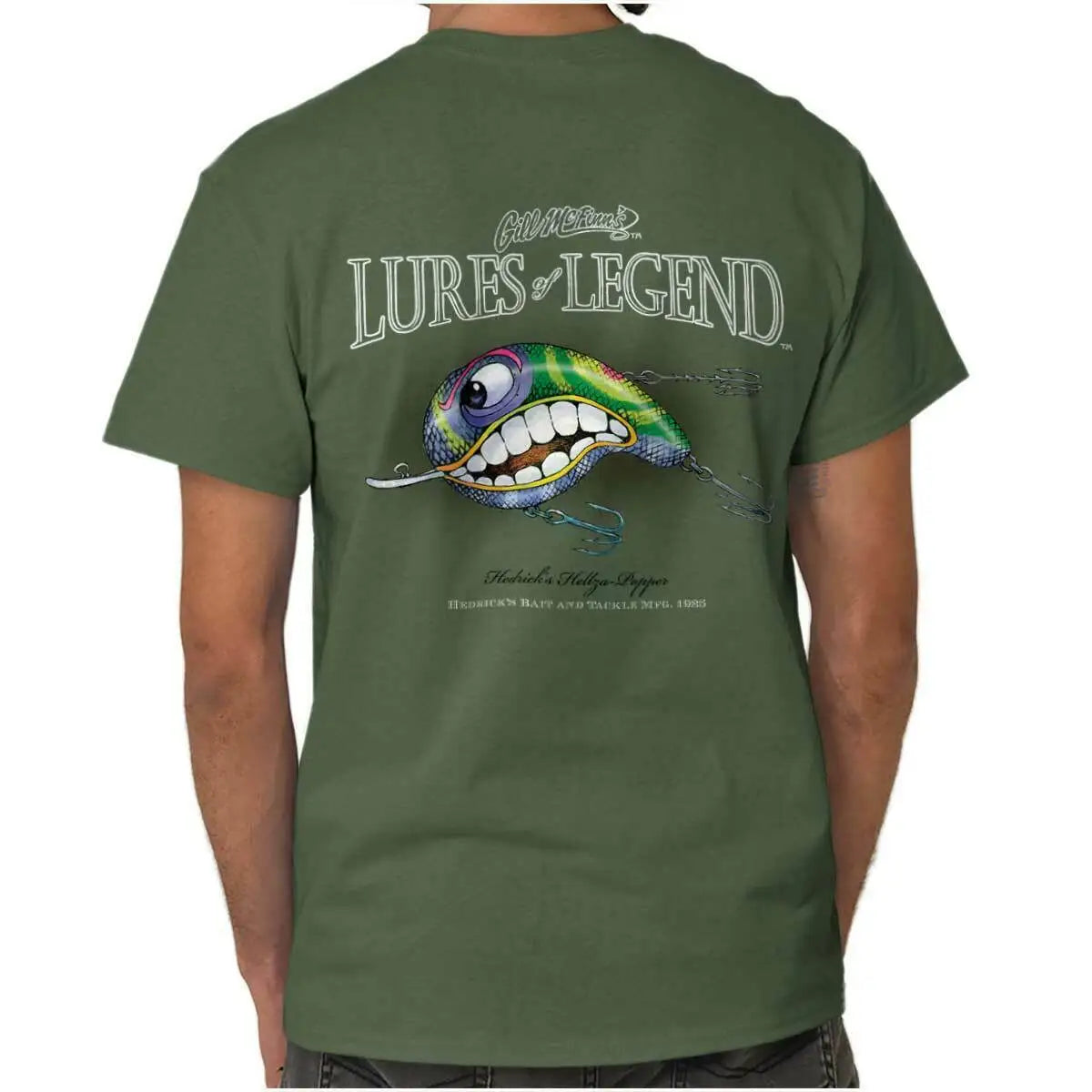 Fashion Fishing All Kinds Fish & All Kinds Lure Printed Angler Gift T-Shirt. Summer Cotton Short Sleeve O-Neck Men's T Shirt New