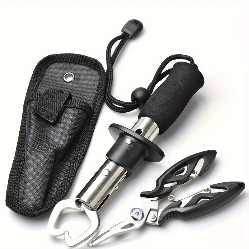 RALERA Fishing Tool Set  Fishing Pliers & Fish Gripper  Multifunctional Fishing Gear with Storage Bag