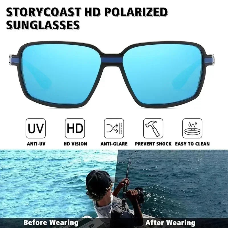 2026original Rapala Polarized Fishing Sunglasses Men's Driving Shades Male Sun Glasses Hiking Classic UV400 Eyewear Hot Style