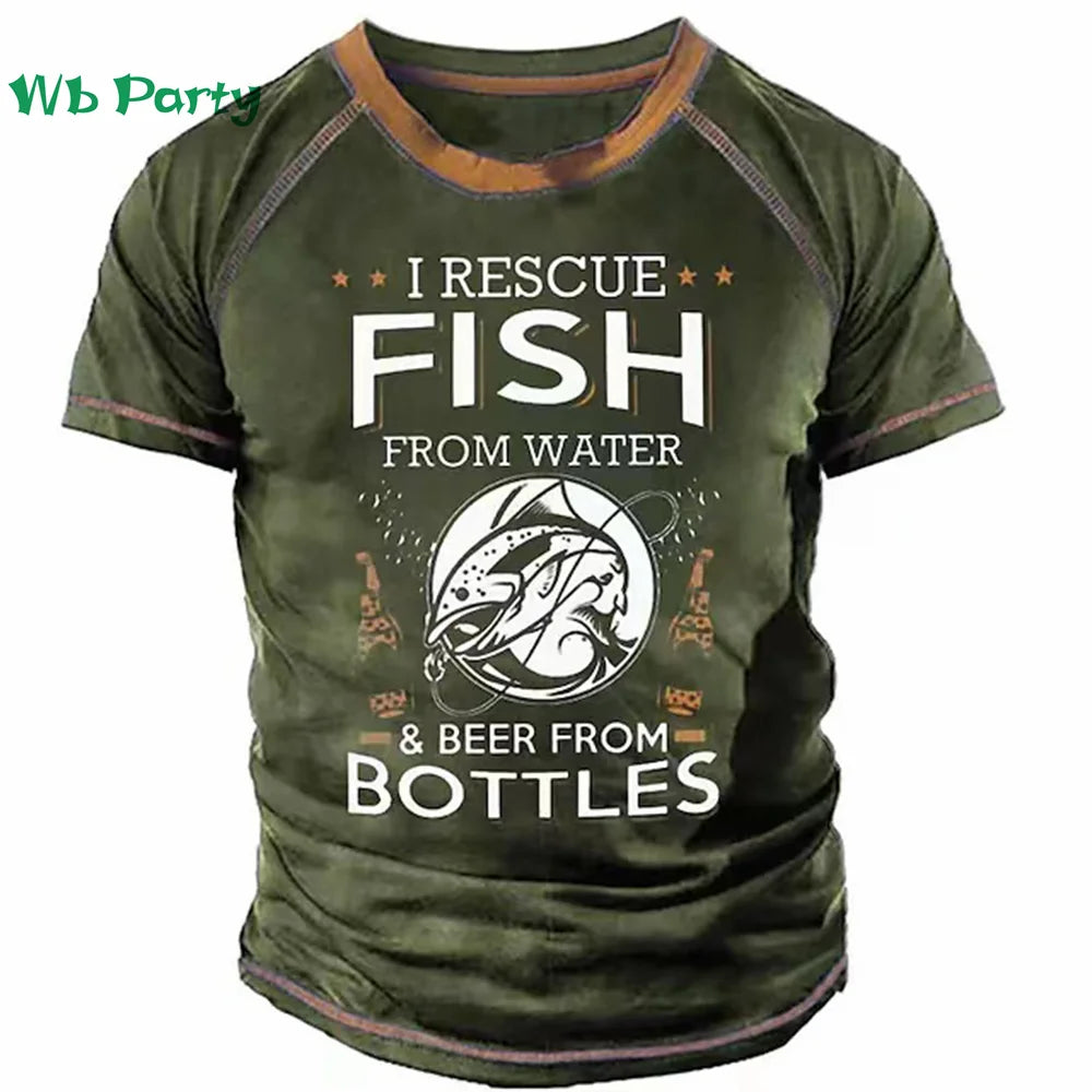 Fishing Shirt Summer Fishing T shirt Mens Clothing Men T-shirt Short Sleeve Tee Male T-shirt Men's Oversize T-shirt Clothes Tops