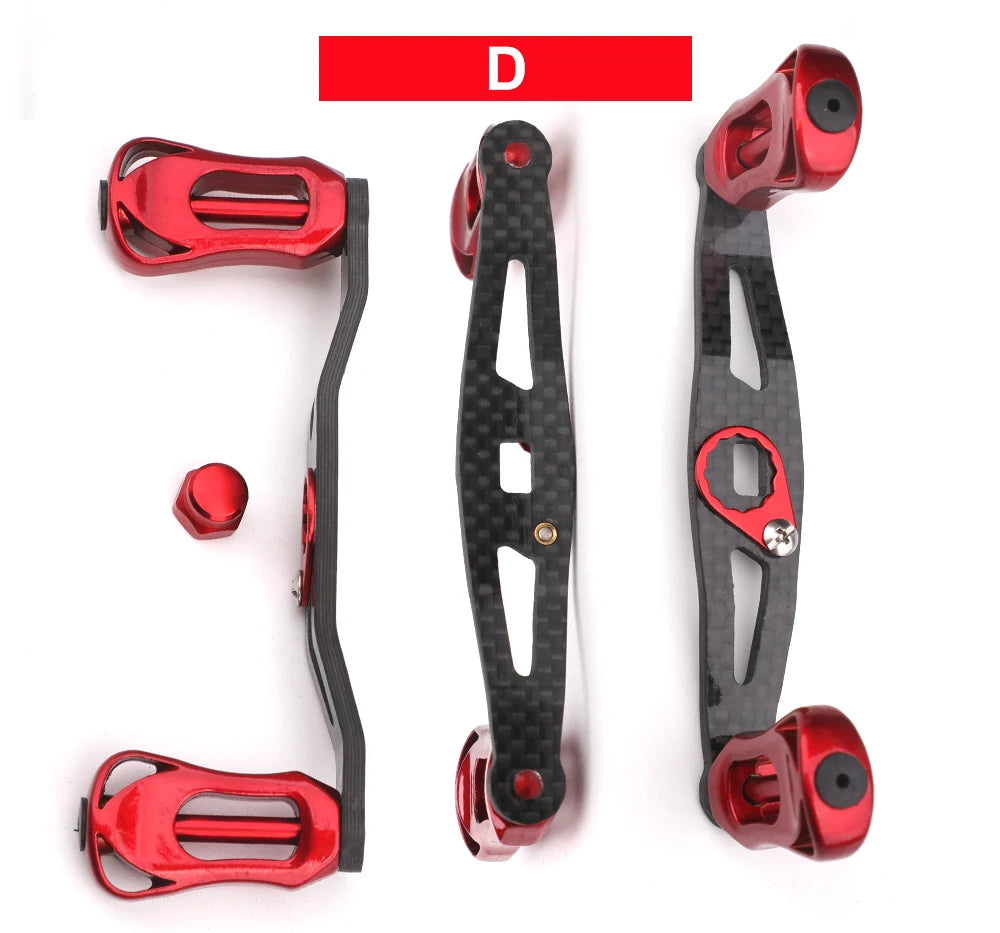 ROLLFISH Fishing Reel Handle Rocker Arm Carbon Fiber Light Weight 19-29g Ergonomic Design Multicolor Fishing Tools Accessories