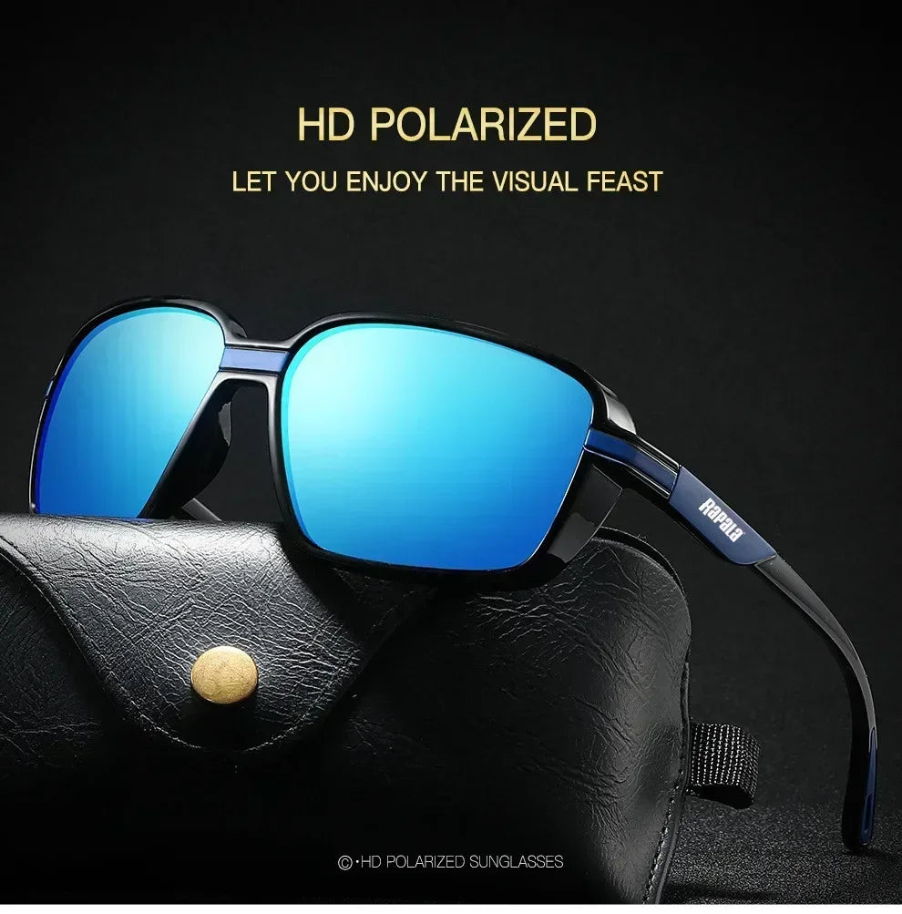 2026original Rapala Polarized Fishing Sunglasses Men's Driving Shades Male Sun Glasses Hiking Classic UV400 Eyewear Hot Style