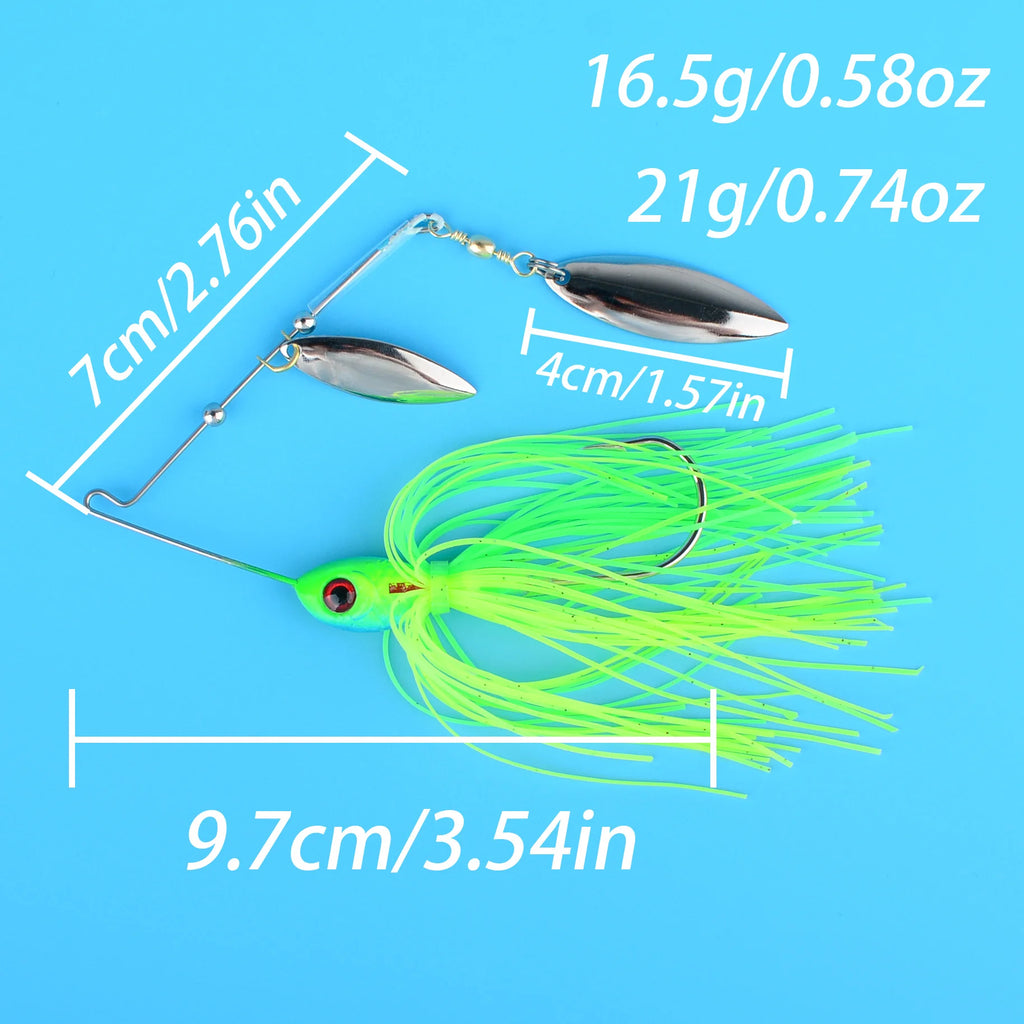 Fishing Lure 16.5/21g Wobblers Lures Spinners Spoon Bait for Pike Peche Tackle All Artificial Baits Metal Sequins Spinnerbait