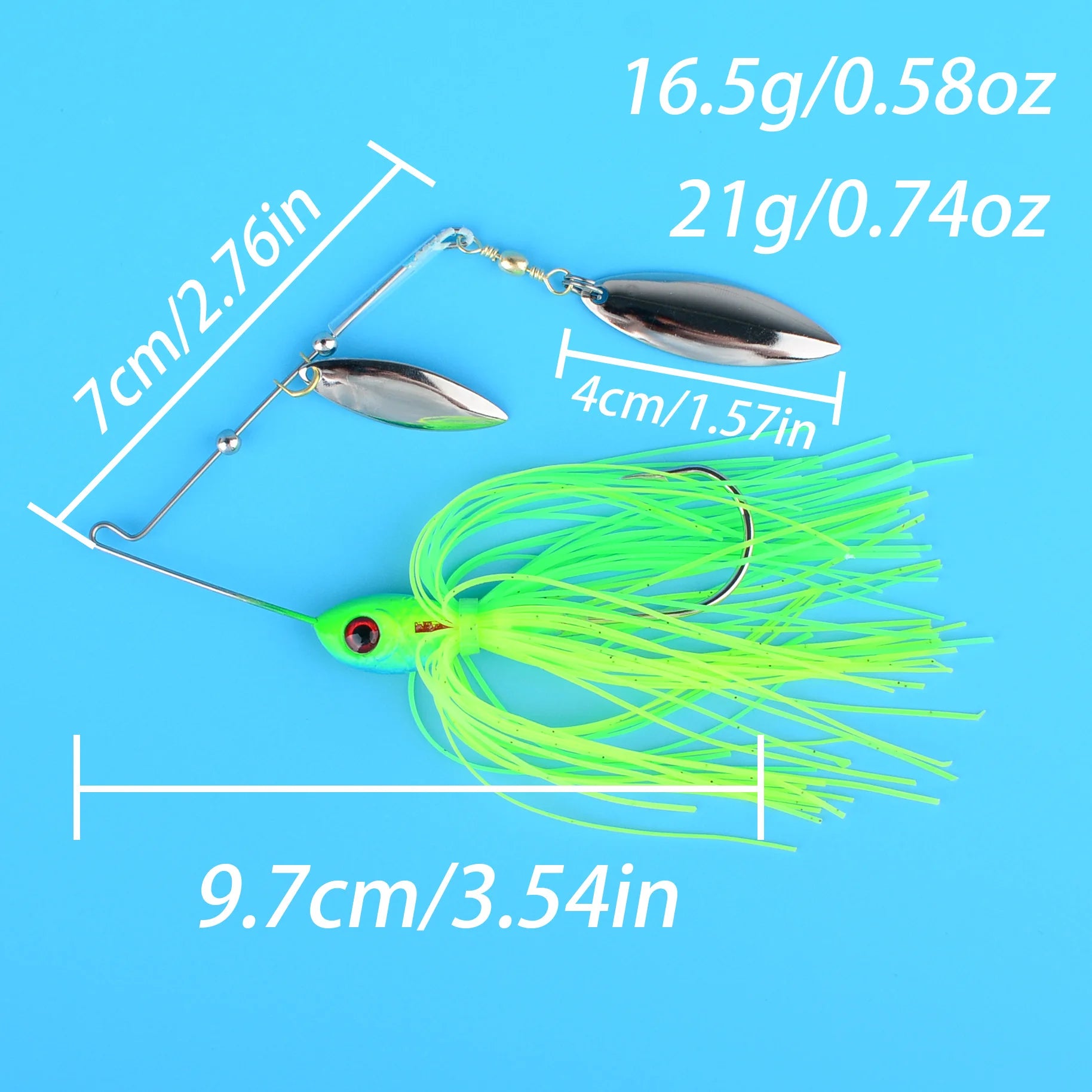 Fishing Lure 16.5/21g Wobblers Lures Spinners Spoon Bait for Pike Peche Tackle All Artificial Baits Metal Sequins Spinnerbait