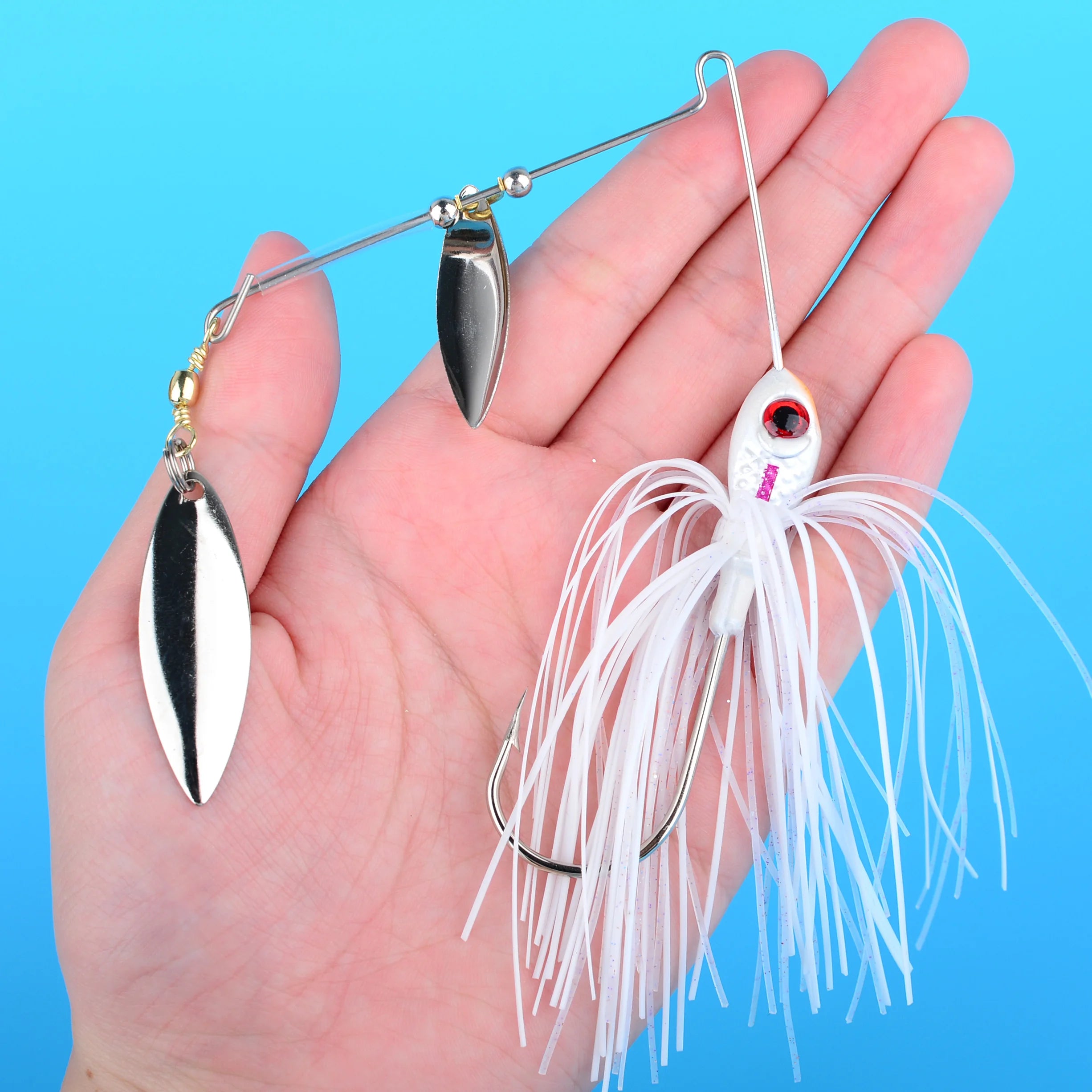 Fishing Lure 16.5/21g Wobblers Lures Spinners Spoon Bait for Pike Peche Tackle All Artificial Baits Metal Sequins Spinnerbait