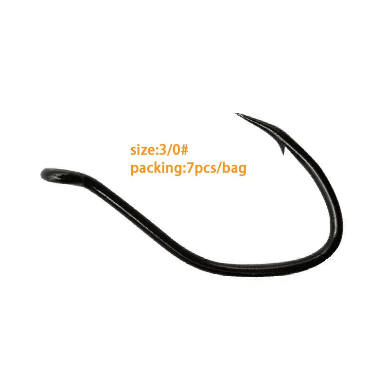 New Upgrade, New Packaging Mustad 412NP-BN J-hook High-strength Fishing Gear Hook Fishing Supplies