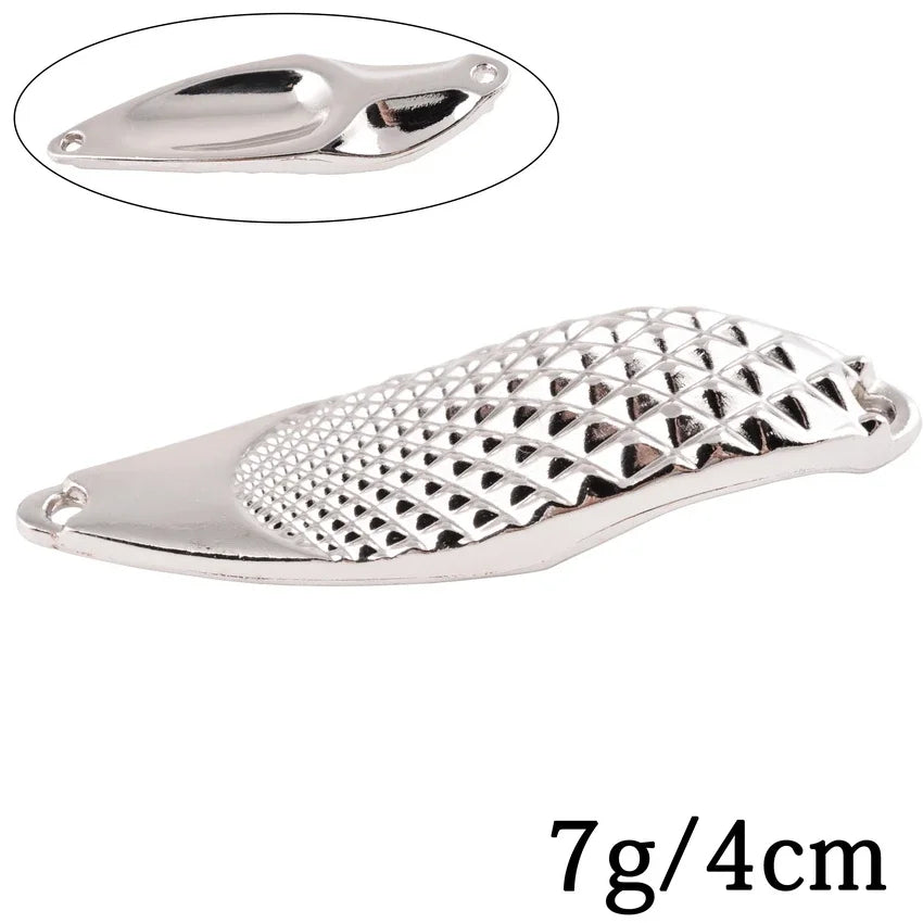 1pcs Metal Lure 3g/5g/7g/10g/15g/20g Fishing Lures Wobbler Spinner Bait Spoon Artificial Bass Hard Sequin Paillette Metal Lures
