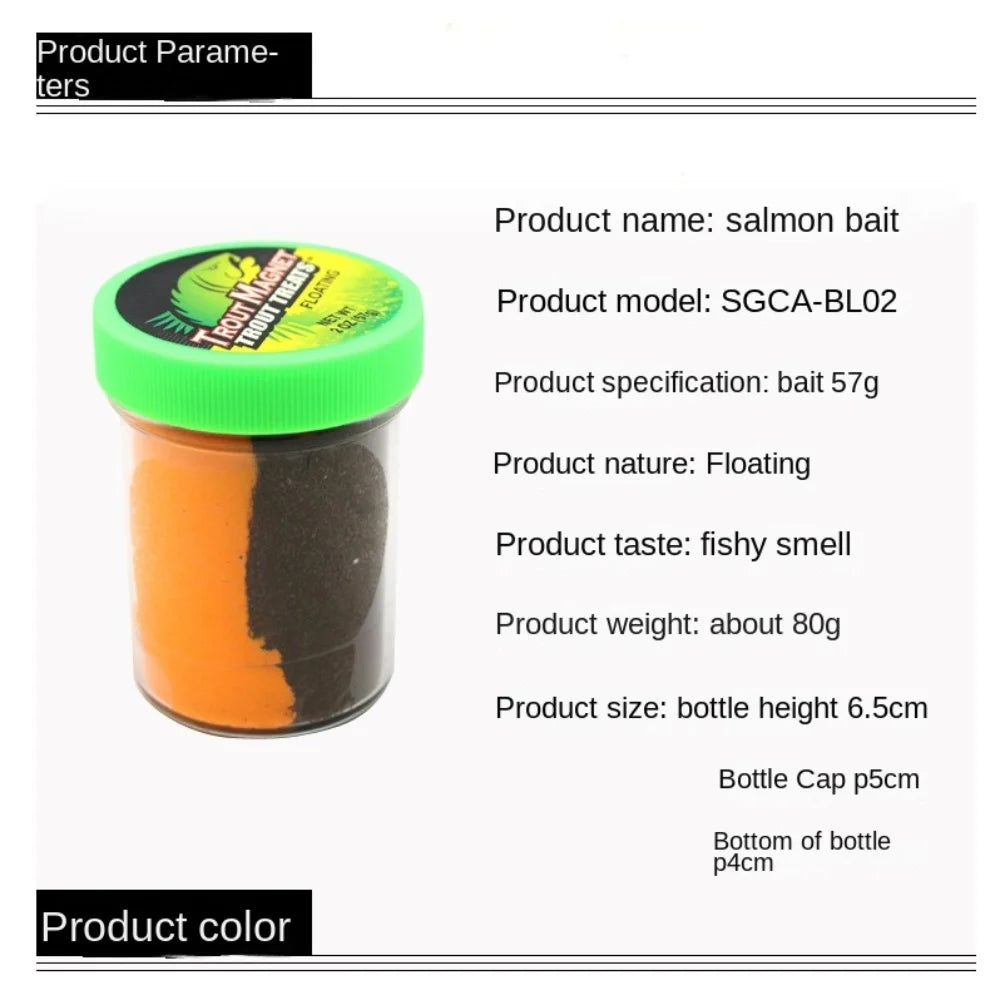 Trout Bait Dough Irresistible Scent and Flavor Carp Fishing Baits Soft Fish Lures Floating Shapes Lure for Fishing Dough Bait