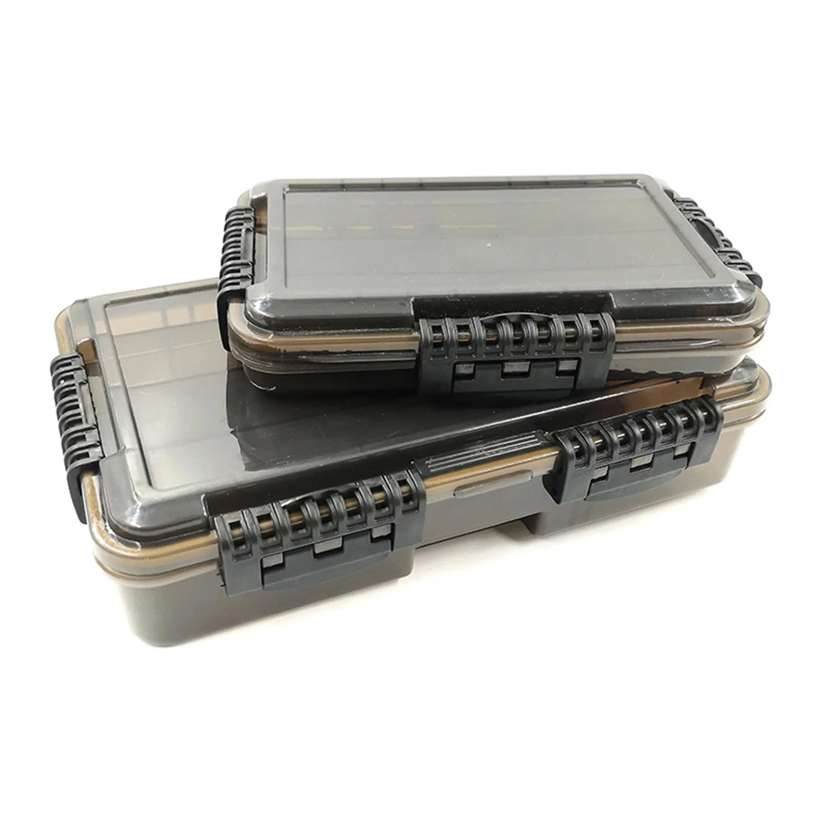Waterproof Fishing Tackle Box Organizer Removable Dividers Transparent Storage Case For Lures Baits Hooks Anglers Large Capacity